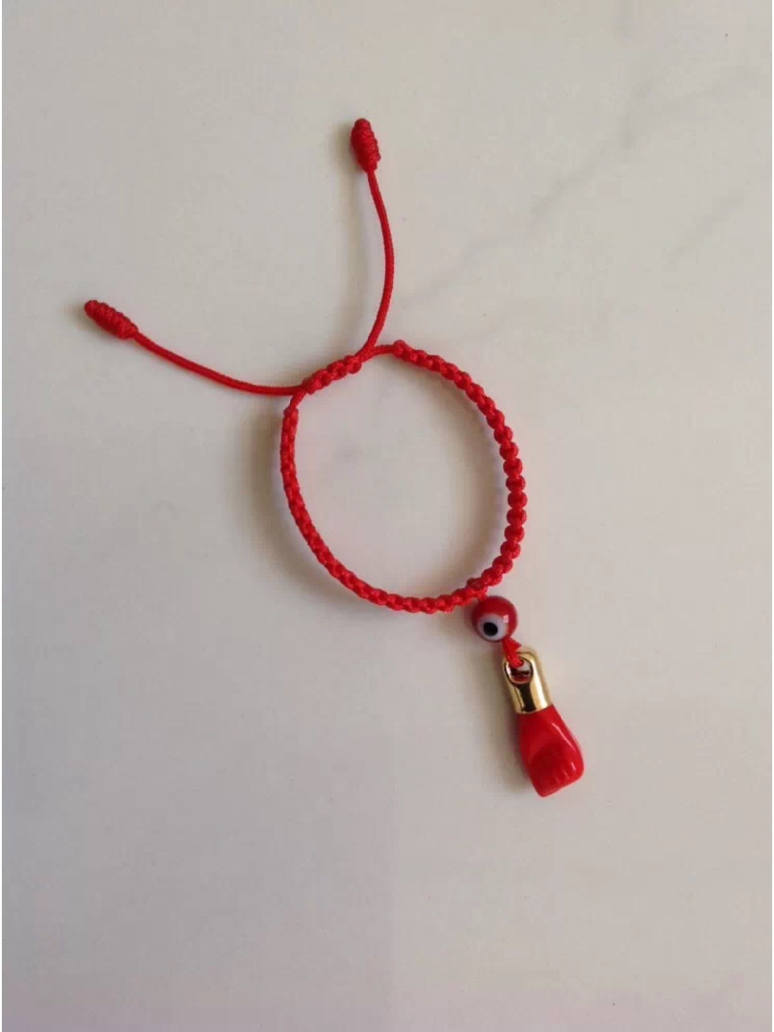 Pulsera De Cuerda Roja De La Suerte Para Hombre Y Mujer, Brazalete