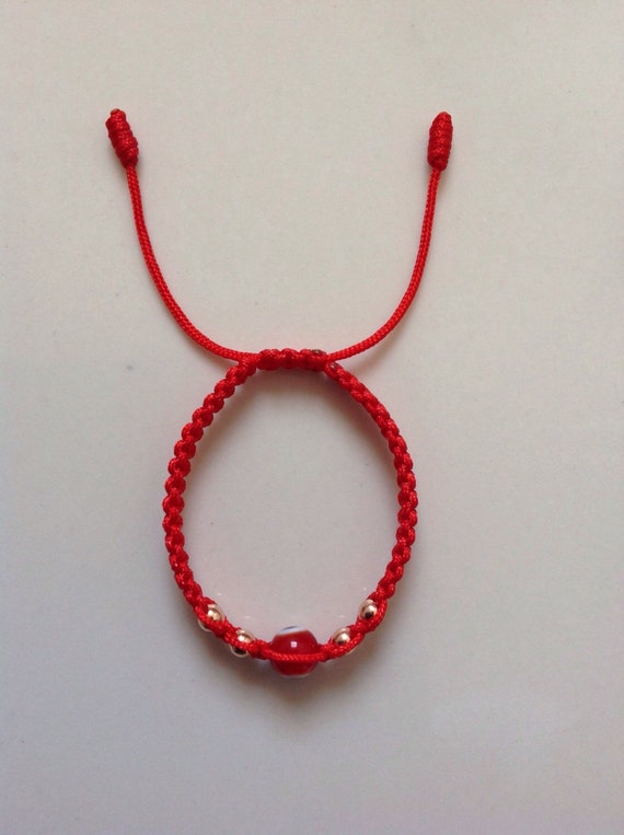 Baby Red String Bracelet Red evil eye,good luck charm From6 Month To 1Years old 