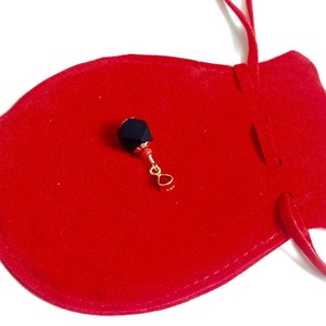 Nuevo Colgante de oro 925 de plata esterlina Coral Azabache-pendiente