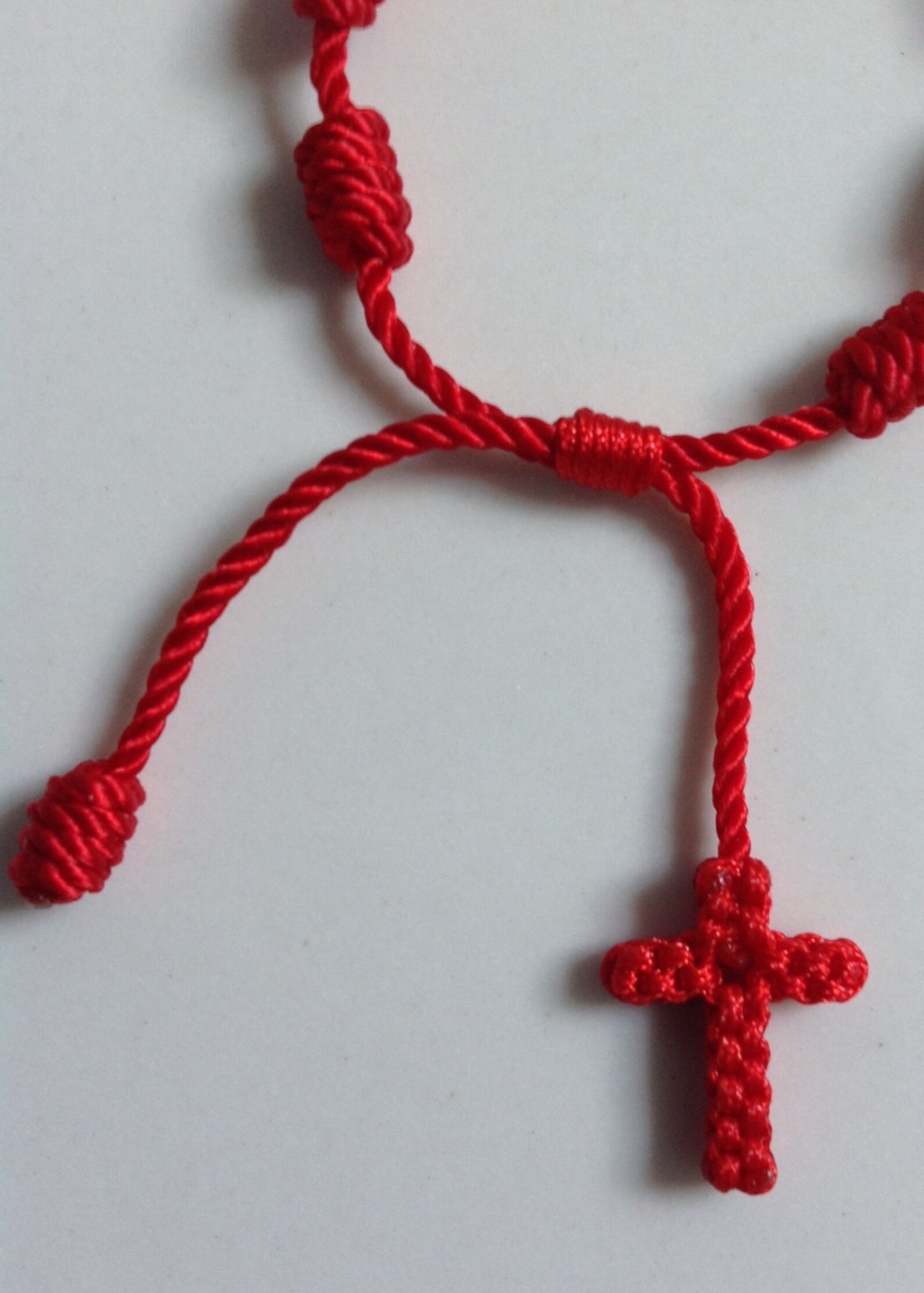 Baby Red Knot Bracelet Good Luck Charm.black Hand Etsy
