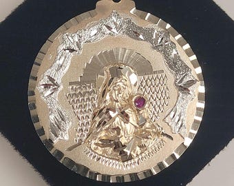 Saint Barbara Religious Medal Pendant – Available In 10K/14K Gold Or Sterling Silver, Chain Not Included