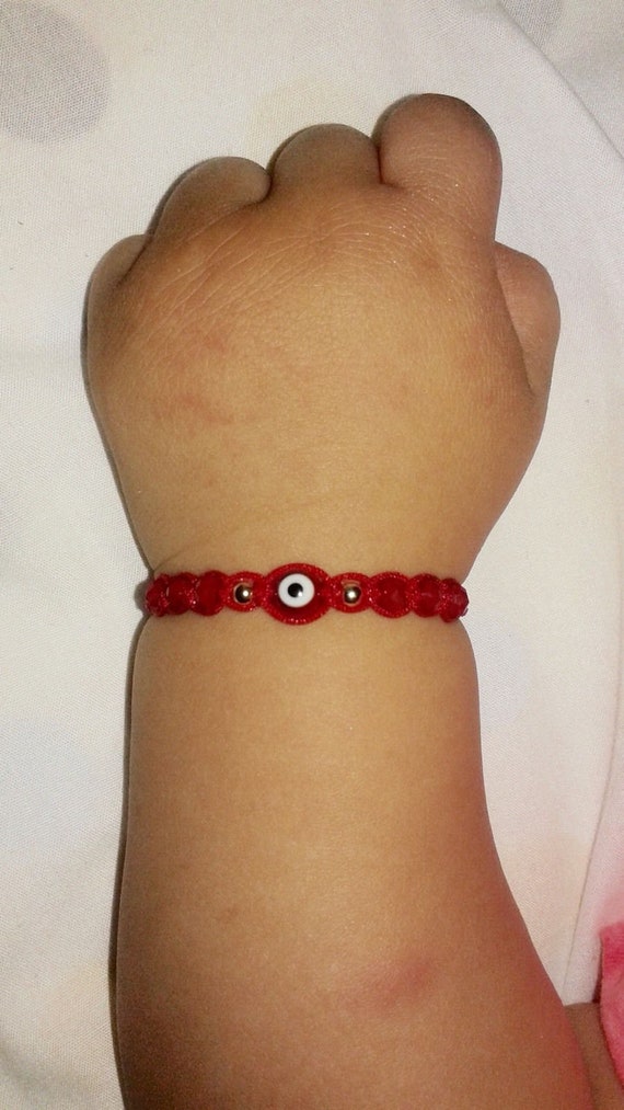Pulseras De Hilo Rojo Para Niños Para Protección Red Cord Kids Baby  Bracelet New