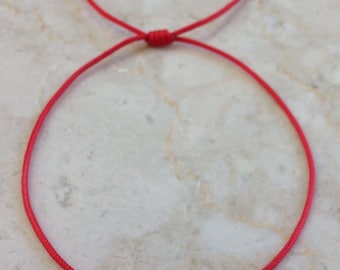 Evil Eye Red String Kabbalah Bracelet Goldtone Bead Good Luck Charm Protection