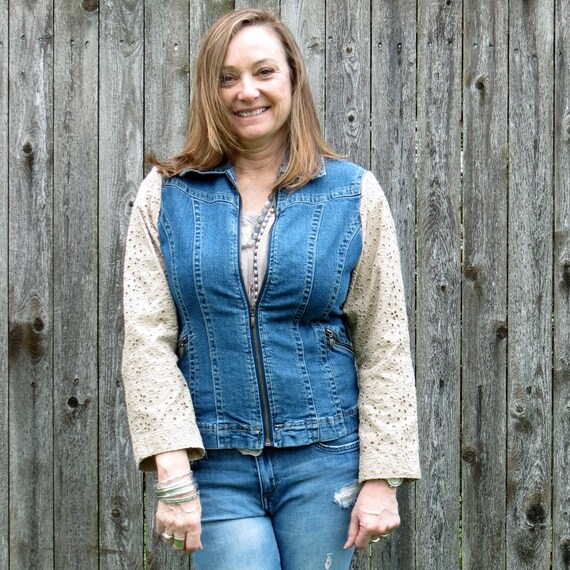 feminine denim jacket