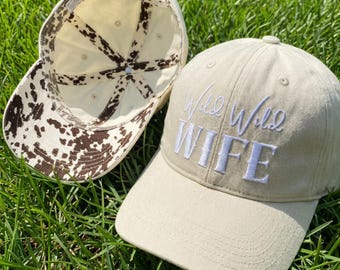 Wild Wild Wife Embroidered Hat - Bride Bachelorette Hat | Western Bride | Nashville Bachelorette Outfit | Last Rodeo Gift | Cowgirl Bride