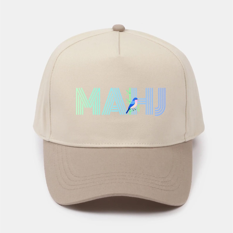 Embroidered Mahjong Hat – Mahjong Apparel | Mahjong Gifts for Women | Cute Mahjong Player Accessories | Pastel Adjustable Baseball Hat image 6