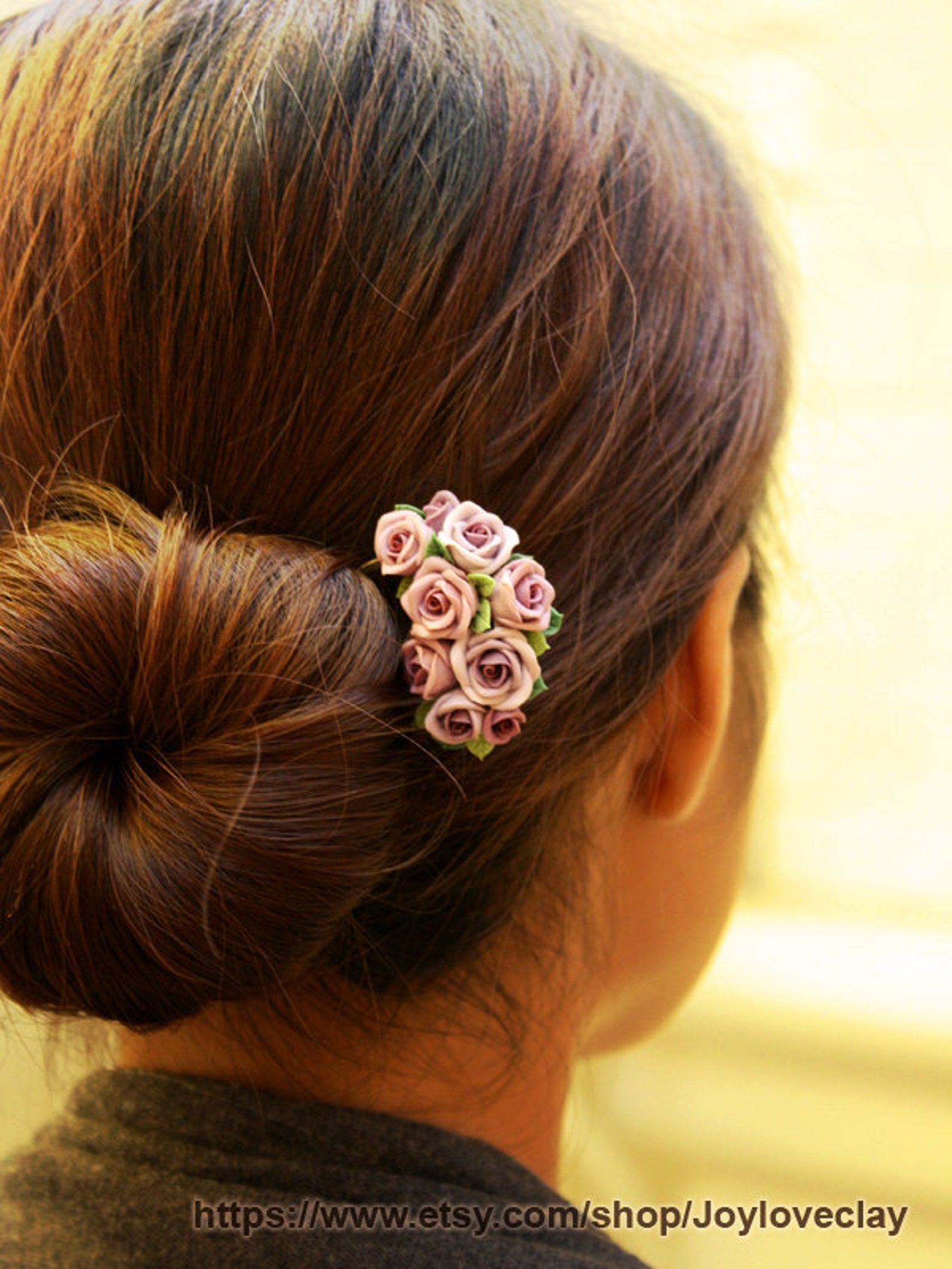 Hair Stick Hair Accessories handmade Flowers Vintage Style Etsy