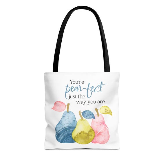 You're Pear-fect Tote Bag, Cute Grocery Bag, Gift for Her, Eco-Friendly Tote, Summer Accessory, Fun Everyday Bag