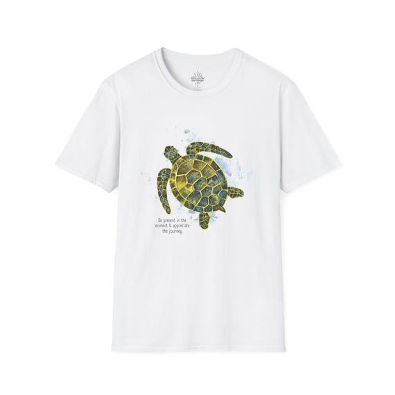 Eco-Friendly Turtle Graphic Tee - Perfect for Ocean Lovers, Nature Enthusiasts, Gift for Birthday, Earth Day, Summer Fashion, Casual Wear
