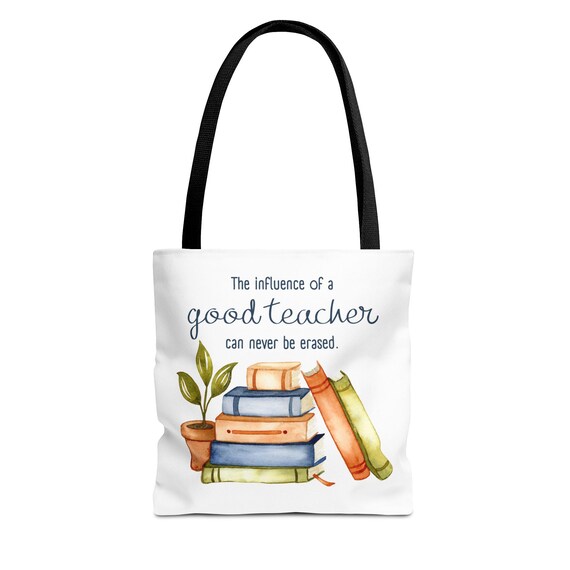 Inspirational Teacher Tote Bag, Gift for Teachers, School Bag, Eco-Friendly Tote, Book Lover's Gift, Back to School Essentials