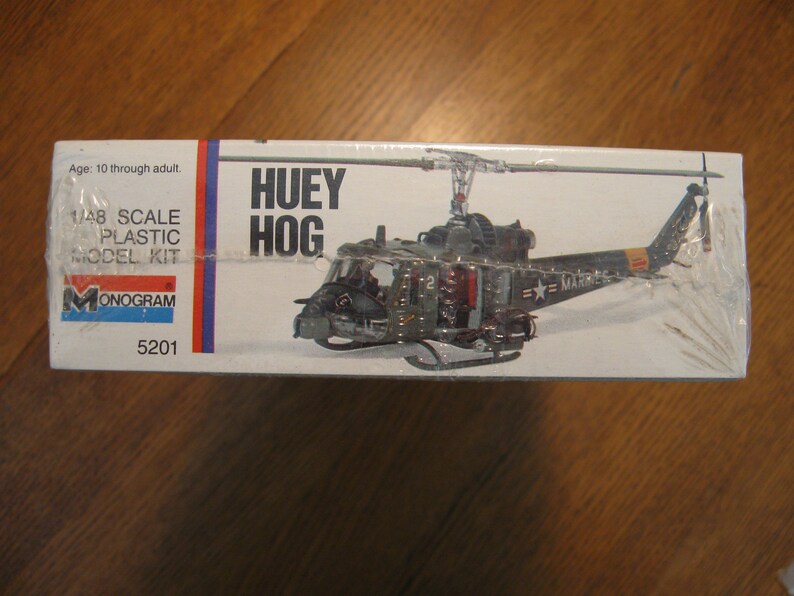 Monogram huey Hog Model Helicopter Kit 1/48 Etsy