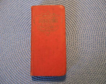 Spanish - English Pocket Dictionary - 1927