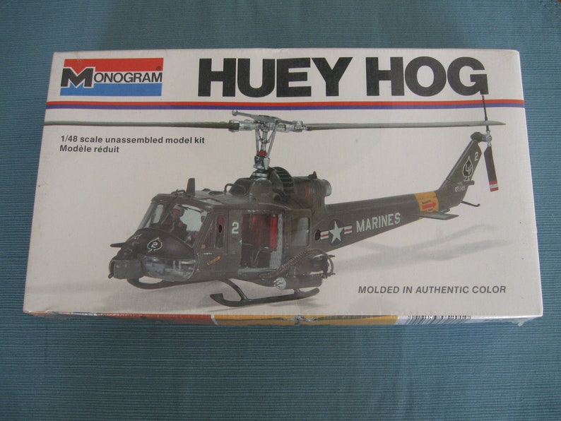 Monogram huey Hog Model Helicopter Kit 1/48 Etsy