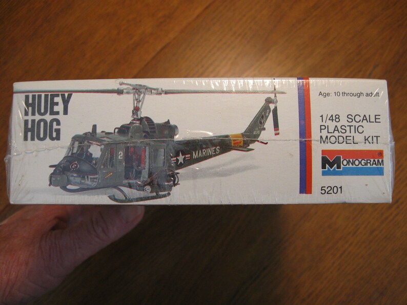 Monogram huey Hog Model Helicopter Kit 1/48 Etsy