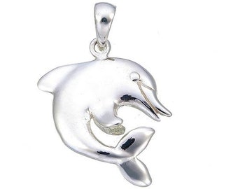 Sterling Silver Dolphin Pendant