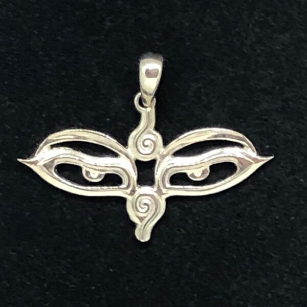 Sterling Silver Eyes Pendant - donation to Seva Foundation w/ each sale!