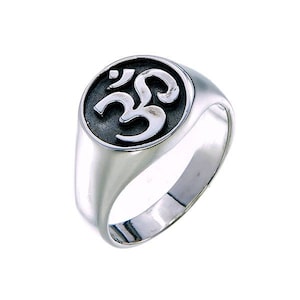 Sterling Silver Ohm Ring - 2 styles !