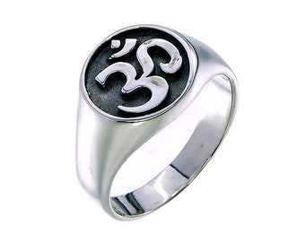 Sterling Silver Ohm Ring - 2 styles !