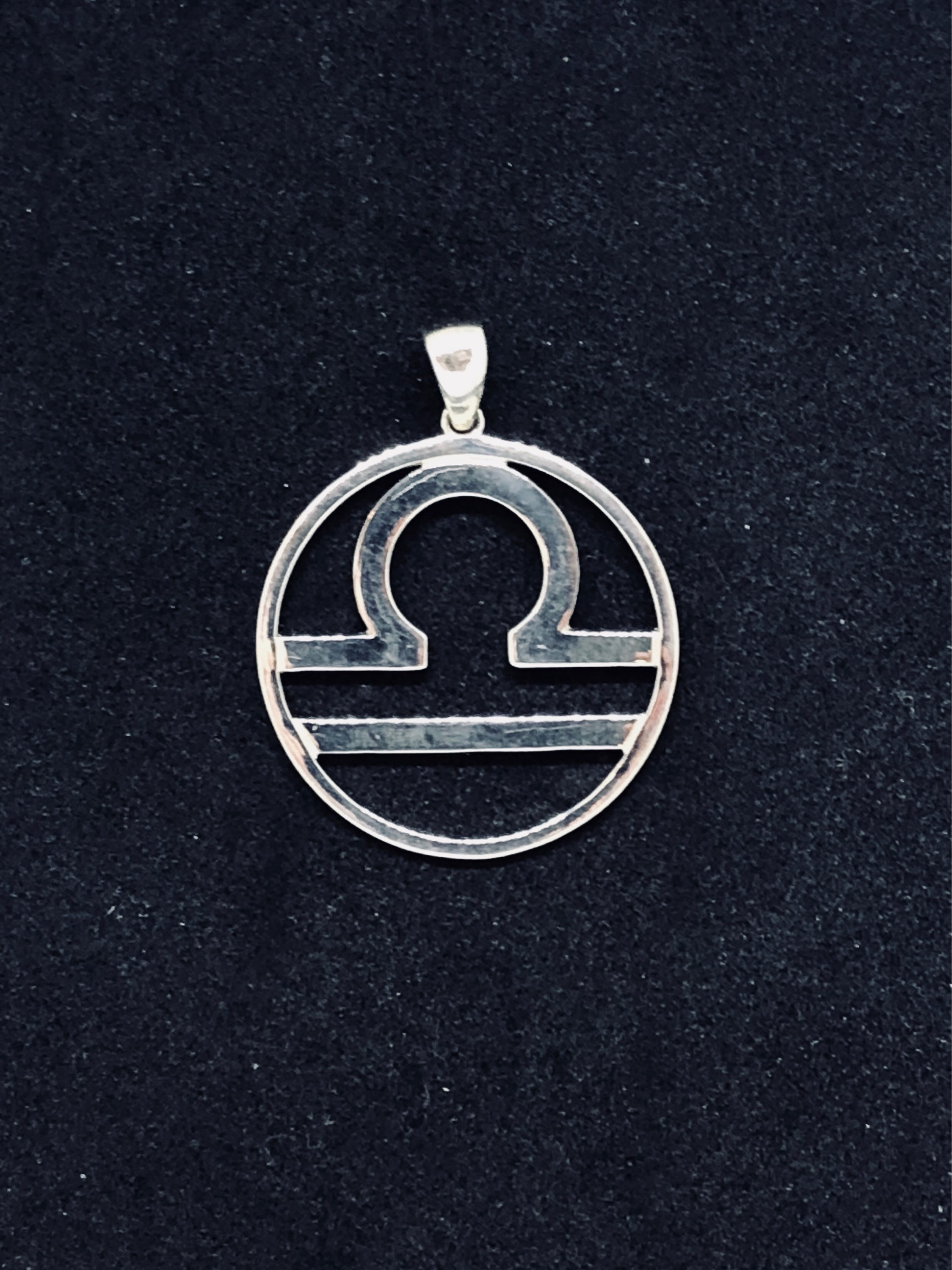 Zodiac, Libra Astrological Sign Pendant in 925 Sterling Silver - Etsy