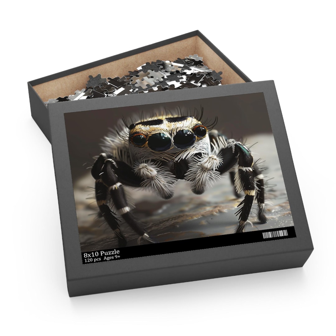 Jumping Spider, Arachnid, Beautiful Girl, Gift, Puzzle (120, 252, 500(01)