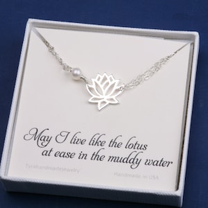 Zilveren lotus armband, Moederdag dag cadeau, Yoga armband, zen inspirerende sieraden, spirituele jewelry,serenity.best vriend cadeau, gelukkige charme cadeau