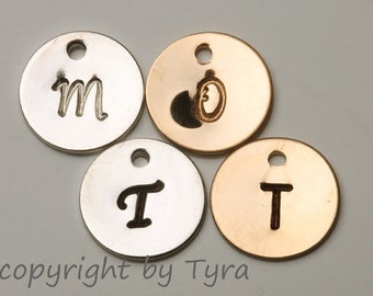 For birdeden Jewelry buyer ONLY,will not be sold separately.Add Gold filled initial letter disc charm