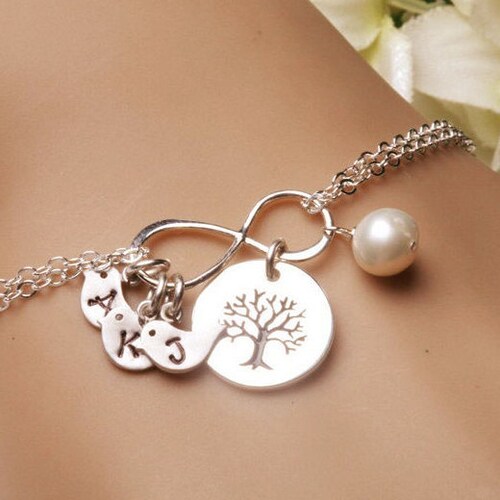 Silverly Bracciale Rigido In Argento Sterling 925 Con Simbolo Infinito – Gioiello Ipoallergenico Per Donna, Amicizia E Damigelle, Regalo In Confezione Con Panno Lucidante