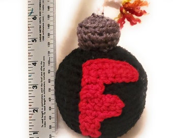 F Bomb, Crocheted Gag Gift