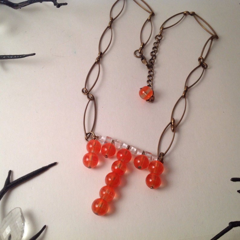 Tennessee VOLS Ball Bead Charm Necklace in Gold main image 1