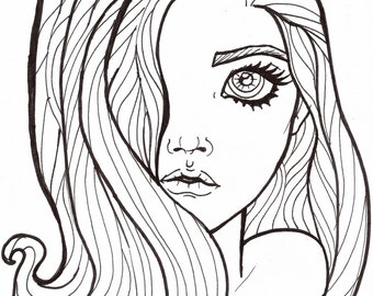 Long Hair Coloring Pages For Girls Anime Long Hair Coloring Pages For Girls Anime