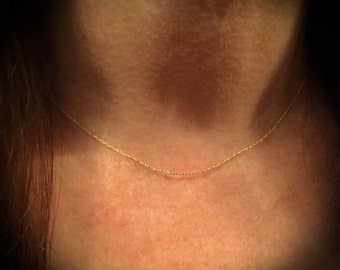 Almost Naked 14K Solid Gold Chain Necklace