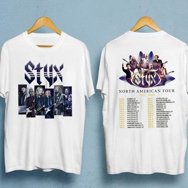 Styx Tour 2023 Shirt Etsy