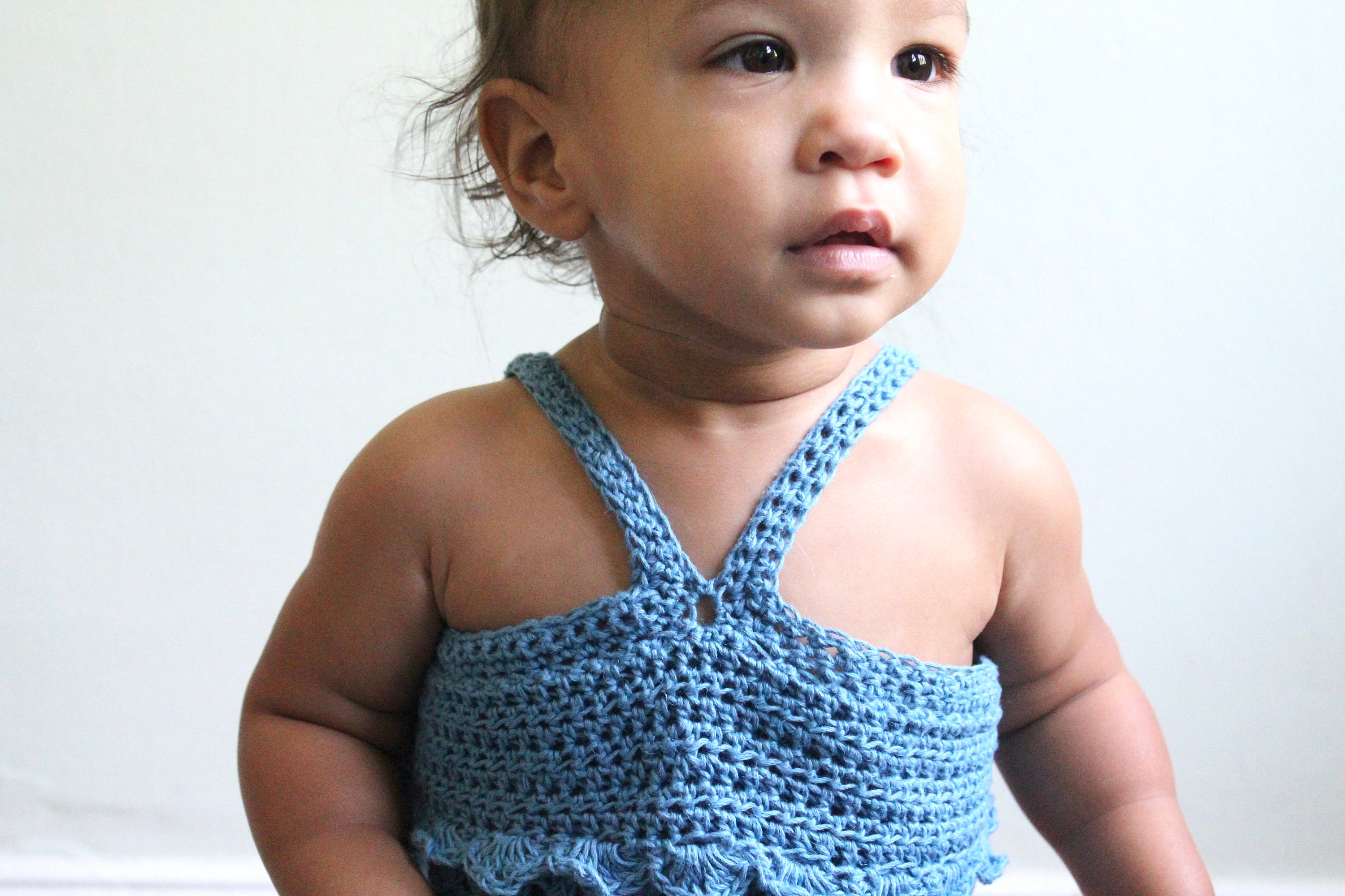 BABY Fae Tank Top Crochet PDF Pattern DIY Crocheted Belly Etsy