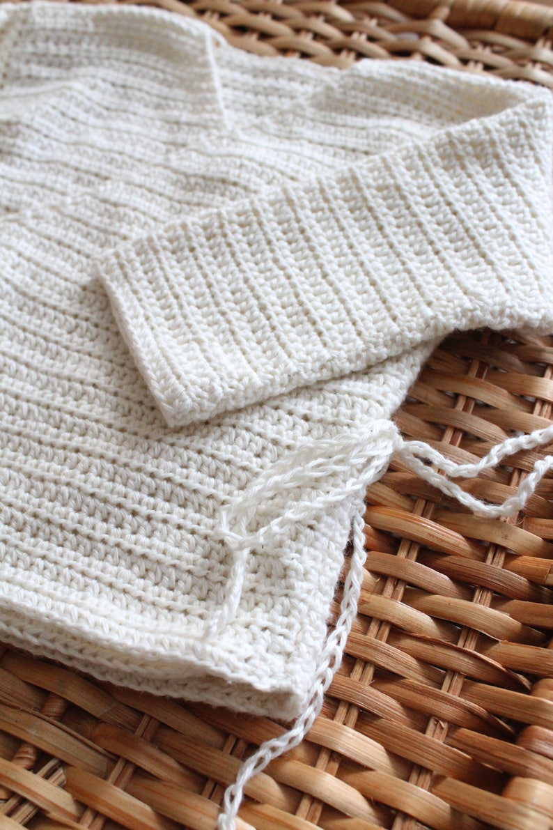 BABY Wrap Sweater PDF Crochet Pattern Newborn Sweater Easy Etsy
