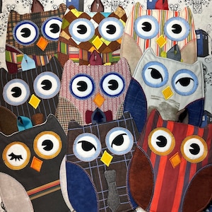 Two Doctor Who Owl Hot Pads - Your Choice