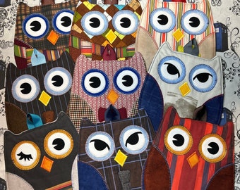 Two Doctor Who Owl Hot Pads - Your Choice