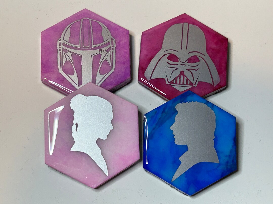Space War Themed Marble Tile Sewing Pattern Weights (set of 4) - Etsy