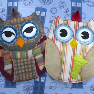 Two Doctor Who Owl Hot Pads Your Choice image 4