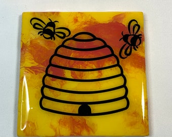 Bee Themed Coaster