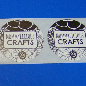 Custom Printed Stickers, 1.5&quot; Round, 1,000 Labels, 1 ink color, choice of label material - on a roll