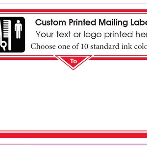 Shipping Labels, 1,000 Custom Printed with Your Logo or Text on 4&quot; x 3&quot; Rectangle Stickers