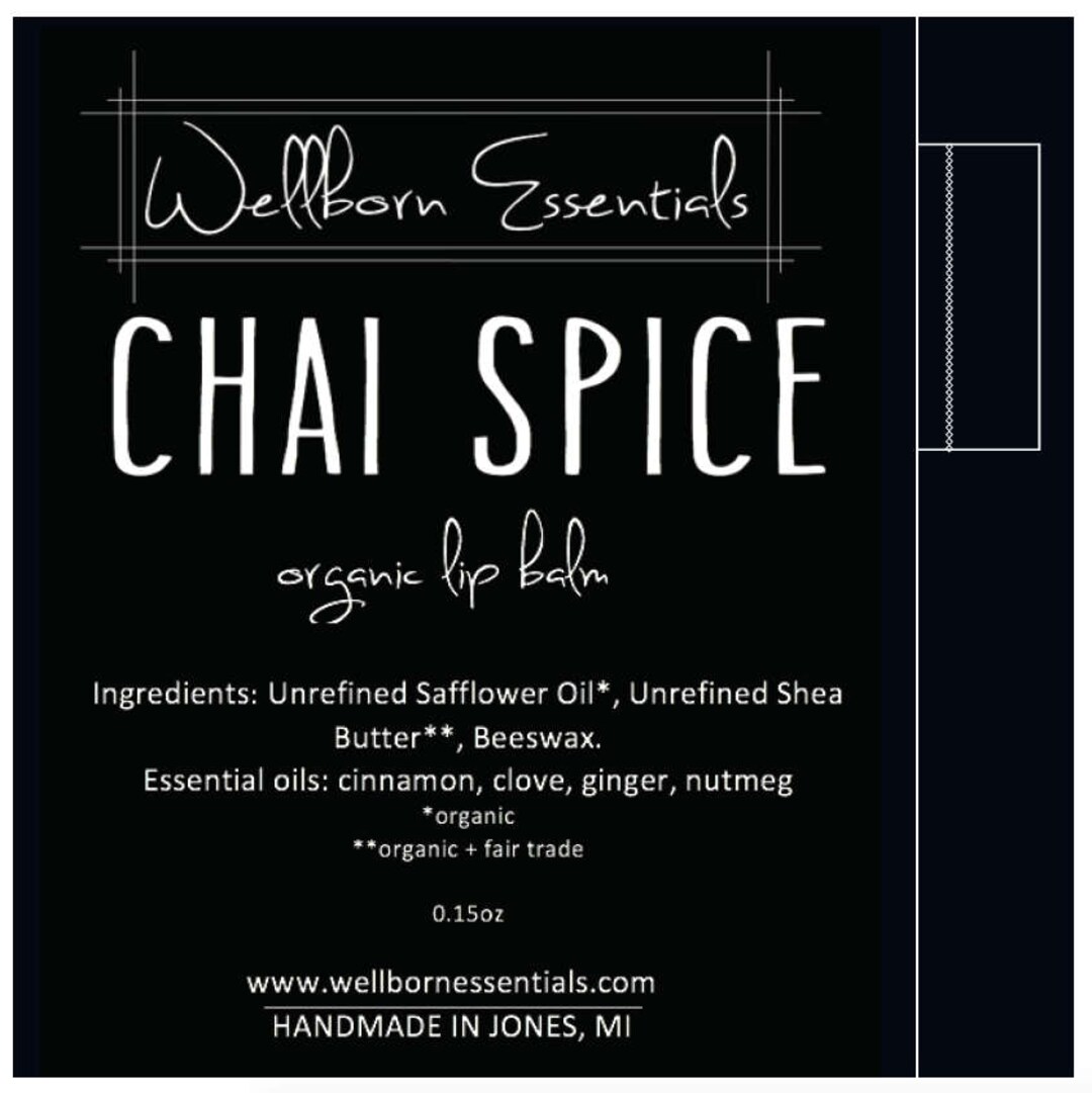 Lip Balm Labels, 180 Custom Printed Durable Water Resistant 2.125 X 2.