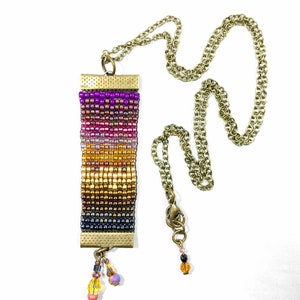 Beaded Pendant Necklace