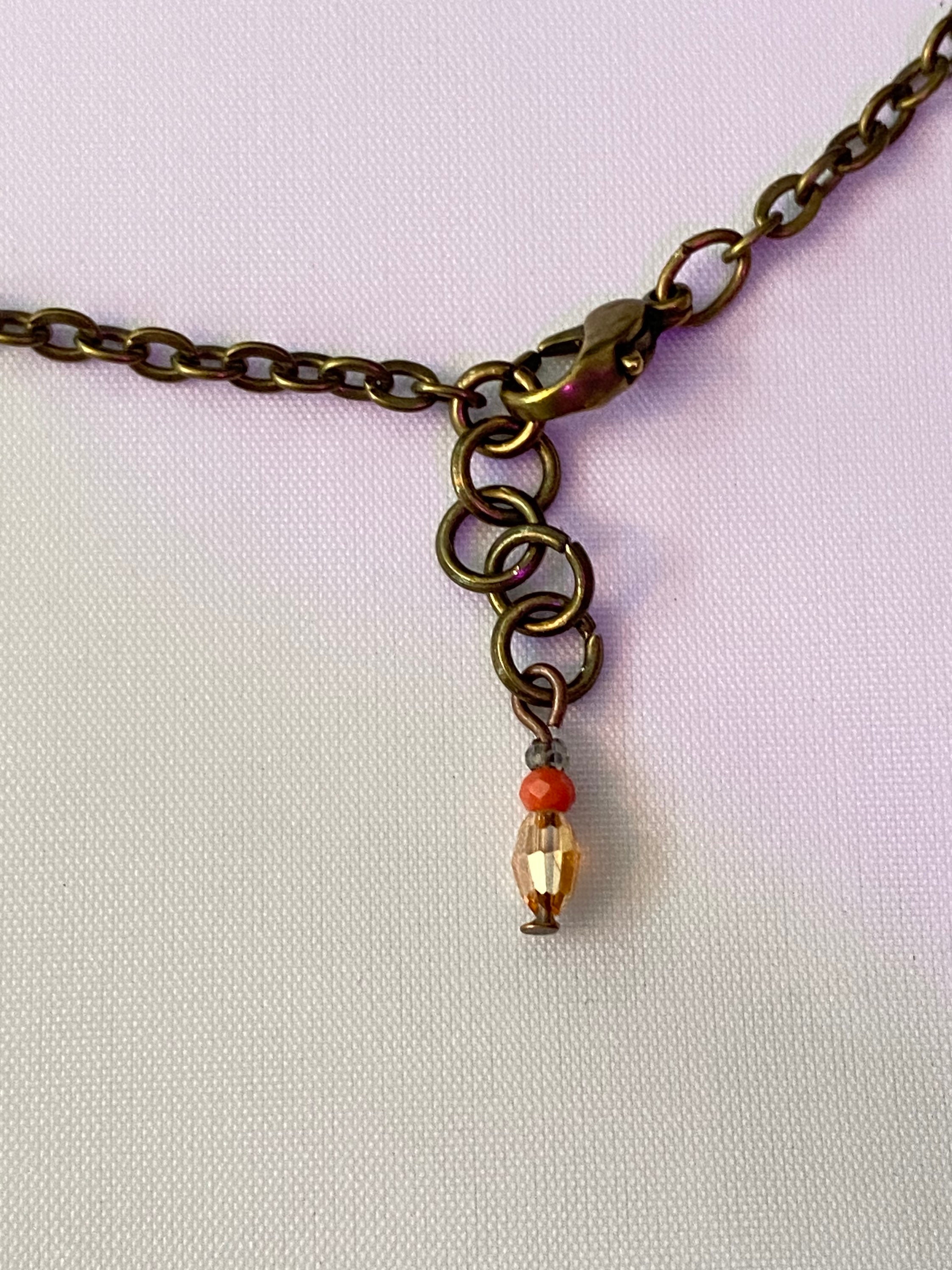Micro Mosaic Necklace - Handset Moroccan Ceramic Tiles