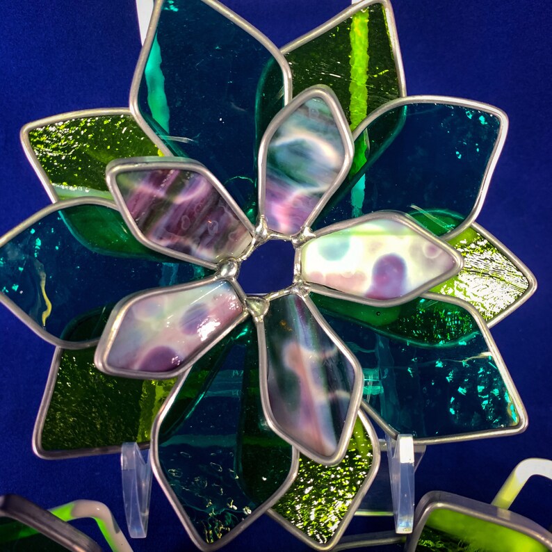 Stained Glass Succulent Etsy