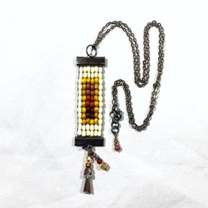 Beaded Pendant Necklace