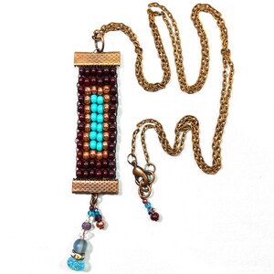 Beaded Pendant Necklace