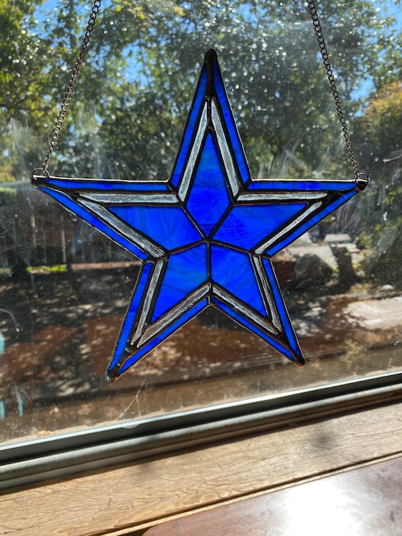 Dallas Cowboys Stained Glass Sun Catcher Etsy