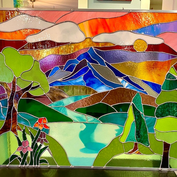 Custom Stained Glass Panel Etsy
