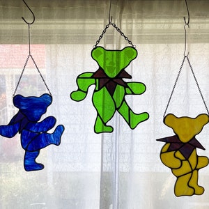 The Original Stained Glass Dancing Bear - Don’t Be Fooled By Imposters !!